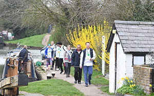 Charity walkers for Garden Re-Leaf Day 2019
