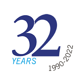 Euromedia 32 year celebrate logo
