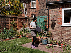 Gardening attracting nature and growing food