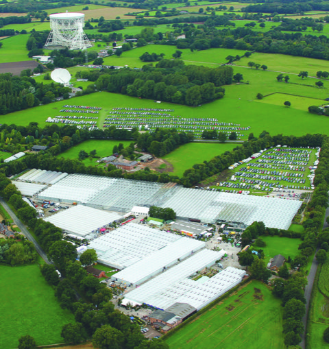 Four Oaks show from the air