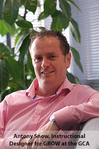 Antony Snow, Instructional Designer for GROW at the GCA