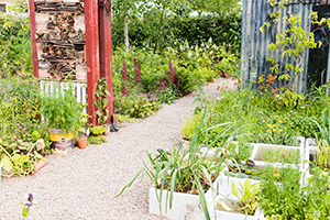 Frances Tophill Show Garden Gounded in Sustainability with GravelGaurd - photo by Tim Howell