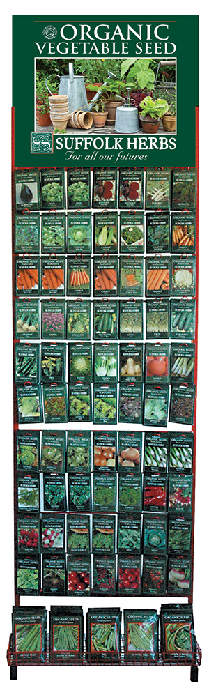 New organic Suffolk Herbs Collection Stand from Kings Seeds
