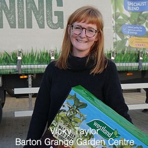 Rising Stars Finalist - Vicky Taylor from Barton Grange Garden Centre