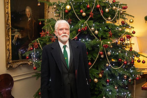 BCTGA's Harry Brightwell at Downing Street for the Christmas tree competition