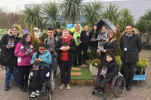 Haskins Garden Centre in Roundstone donates bird boxes to Angmering School for National Nest Box Week