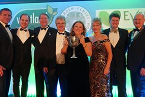 Haskins Garden Centres Staff with award at the Garden Centre Association Conference 2019