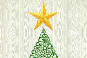 REAL Christmas tree - recycling tree image
