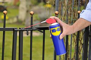 Gardening Hacks from WD-40 - garden gate