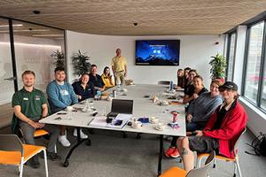 This year’s Westland Horticulture sponsored, GCA Rising Stars programme attendees with GCA inspector, Gordon Emslie (standing).