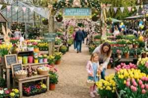 Easter at a garden centre