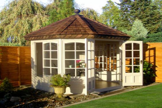 garden buildings outside